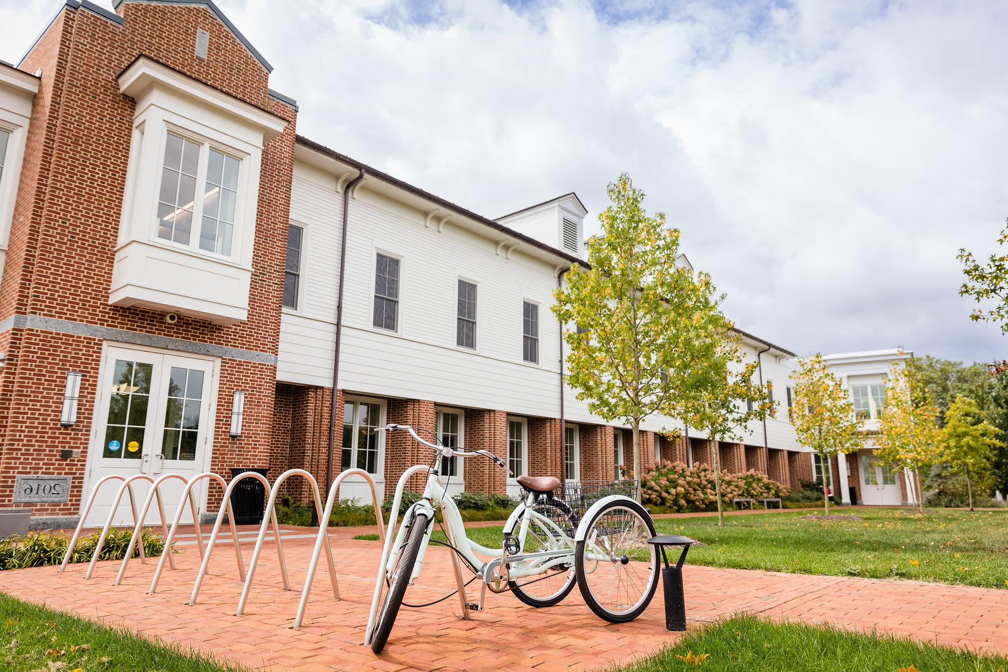 corsica hall with bike